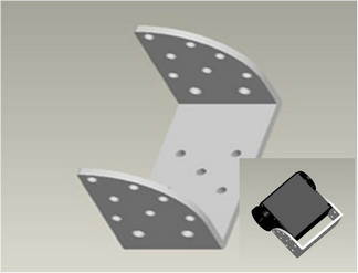 Long Top Servomotor Bracket