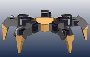 five leg spider robot