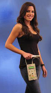 Belt clip in use