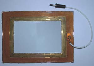 transparent discarge plate
