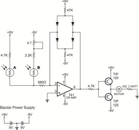 Light Tracker Schematic