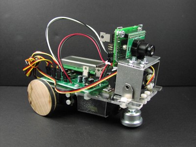 CMU camera bracket assembly attached to up-down servomotor