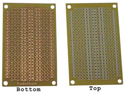 blank pc board,for sensor cutout