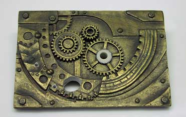 Front Plate Steampunk Geiger Counter