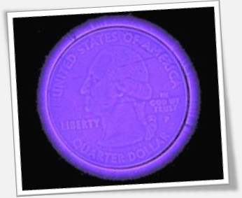 Coin - Kirlian Photograph