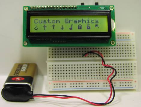 Create Custome LCD Characters