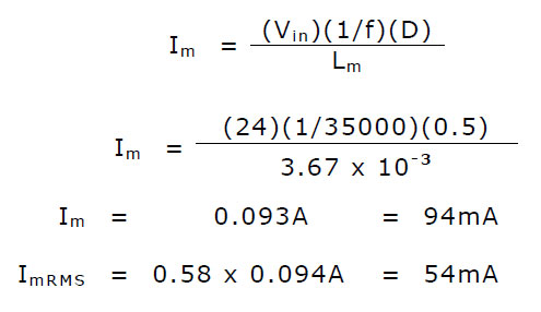 Measured Inductance