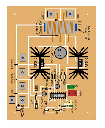 Plasma Circuit Board Parts Layout