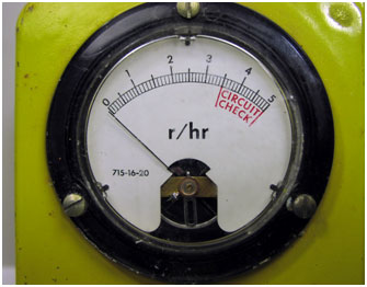 Civil Defense Meter CDV-715 Rad Meter Close-up