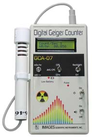 Digital Geiger Counter with RS-232 Output, NRC Calibration Certification Available